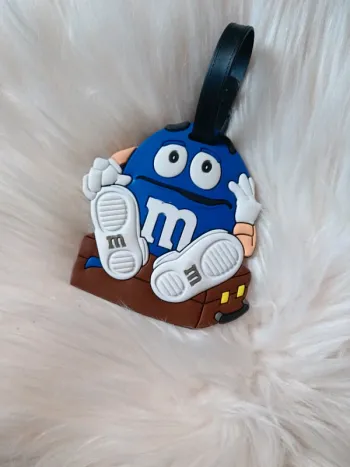 Étiquette de bagages M&M's