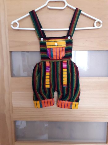 Salopette couleur reggae