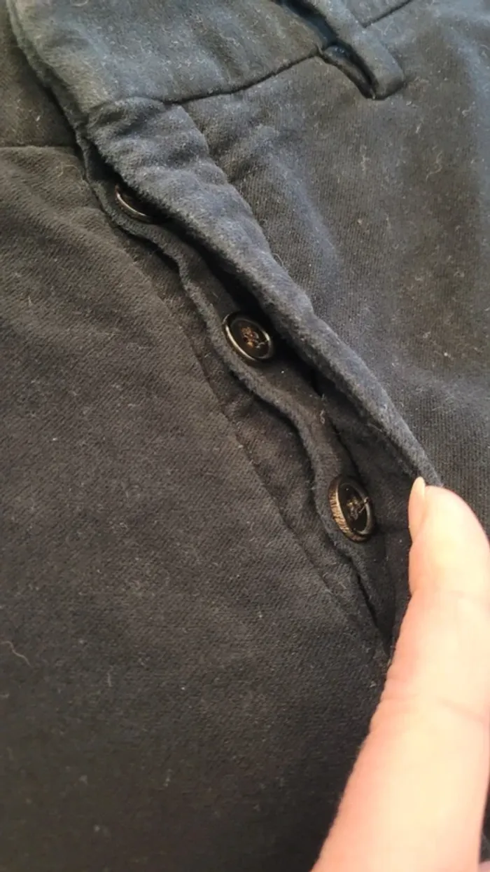 Pantalon épais toucher velours 100% coton modèle Mavin - photo numéro 3