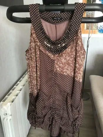 Robe marron Miss Lou
