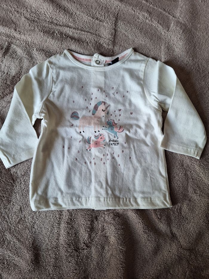 Ensemble leggins et t shirt Kiabi fille 3 mois neuf - photo numéro 2