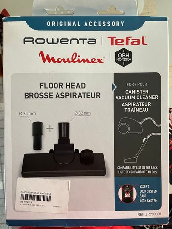Brosse aspirateur rowenta