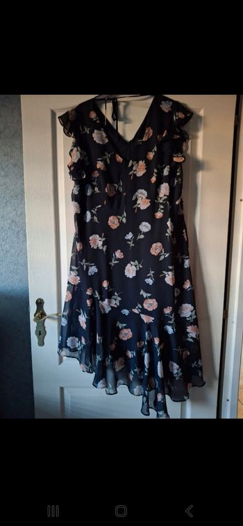 Robe mi longue imprimé