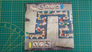 Illustration partie en cours pièce détachée jeu Cartagena L'évasion 2009 Leo Colovini #C54