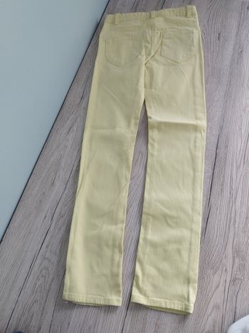 Jeans slim jaune fille 8 ans