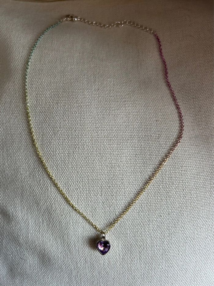 Collier cœur enfant - photo numéro 2