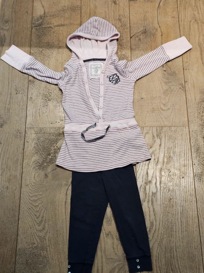 Ensemble legging robe pull