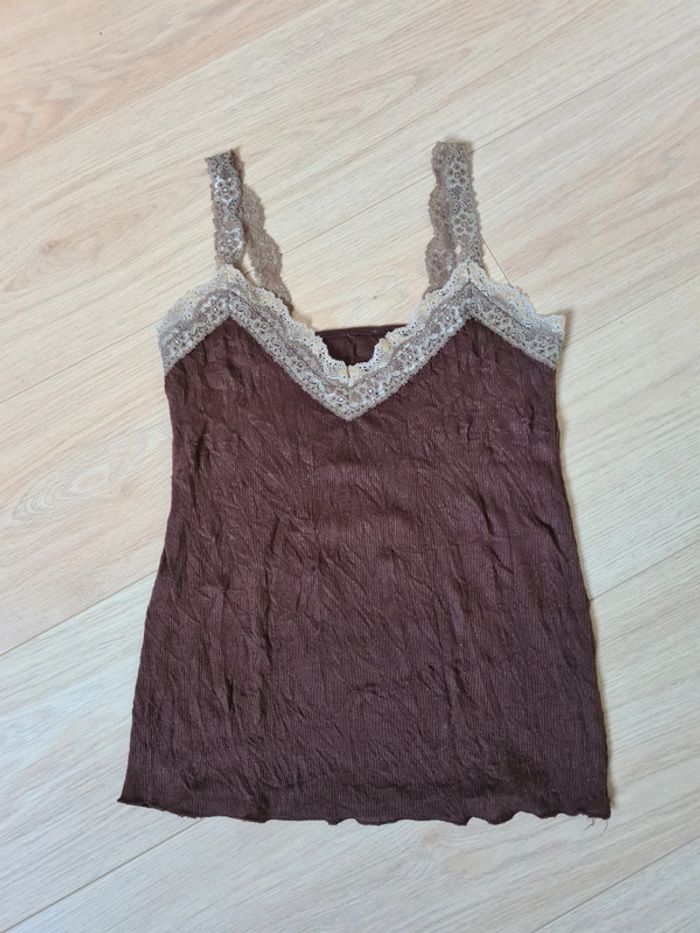 Débardeur bretelle dentelle Morgan taille S