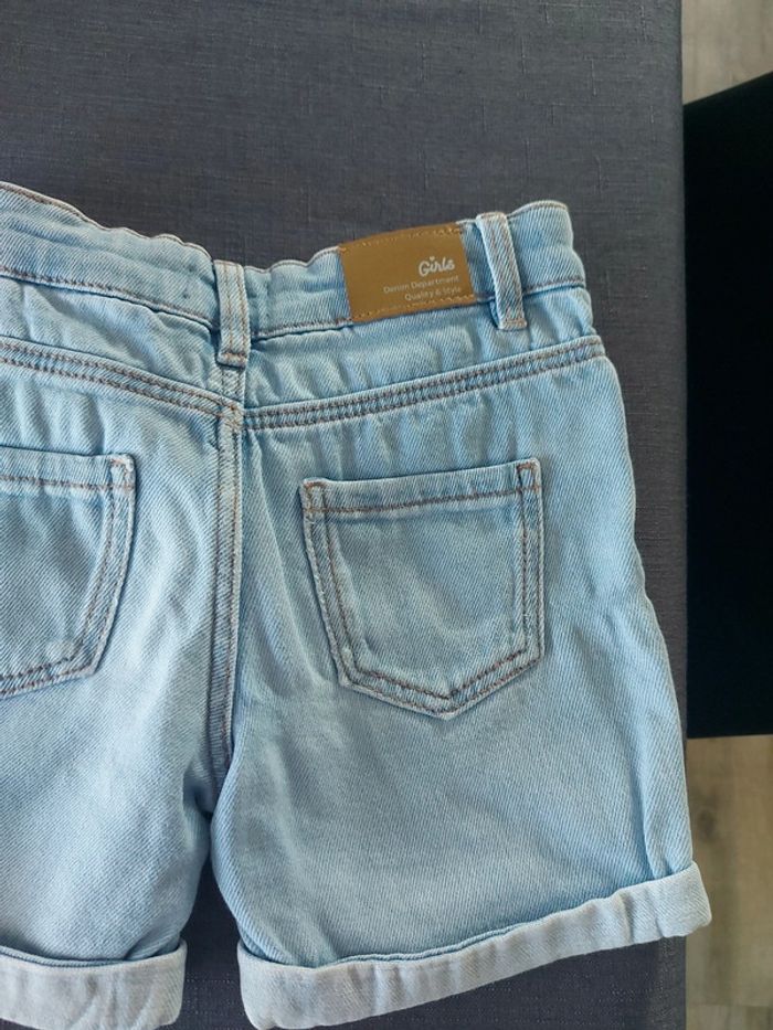 Bermuda Vertbaudet jeans clair 4 ans - photo numéro 14
