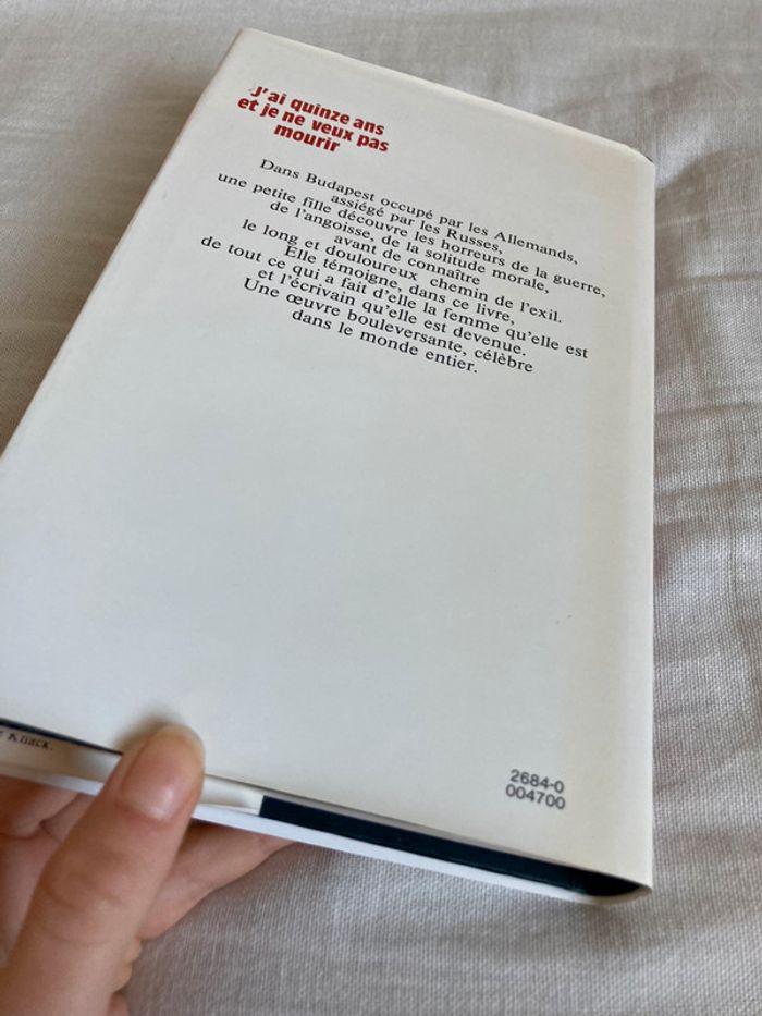 J’ai quinze ans et je ne veux pas mourir - photo numéro 3