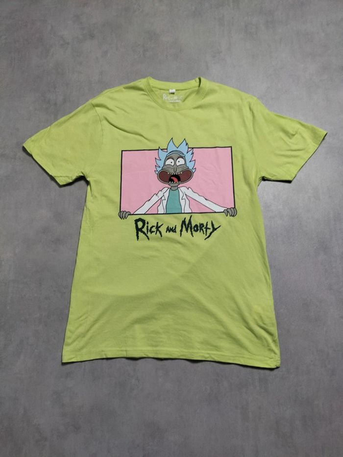T-shirt Rick and Morty – Rick effrayé – Taille S - photo numéro 2