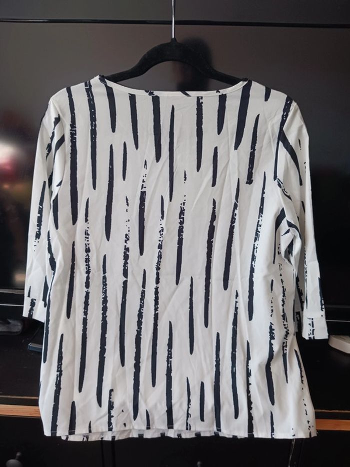 Tshirt léger rayé Taille L40 - photo numéro 2