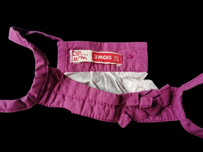 debardeur tunique à bretelle DPAM taille 3 mois - photo numéro 2