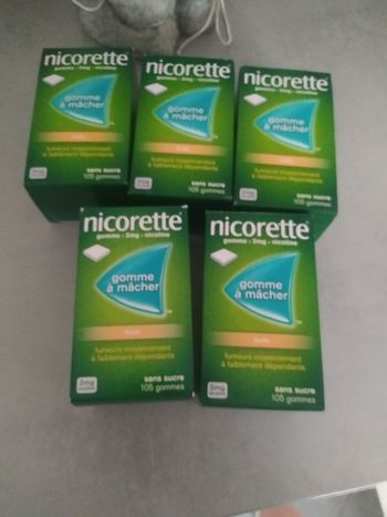 Nicorette gomme a mâcher