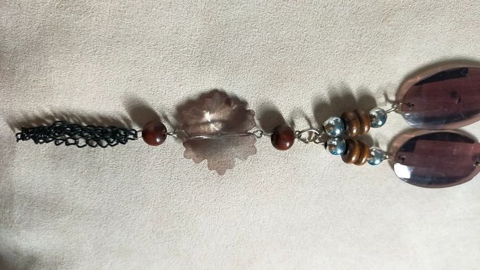 Collier long – Collection Sable & Ébène - photo numéro 6