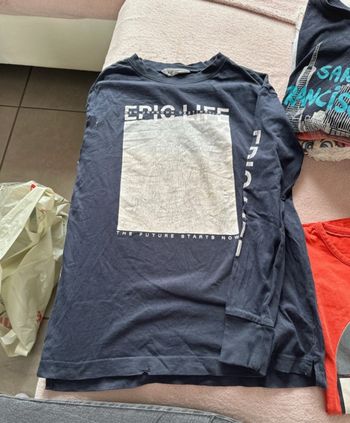 T-shirt garçon manches longues