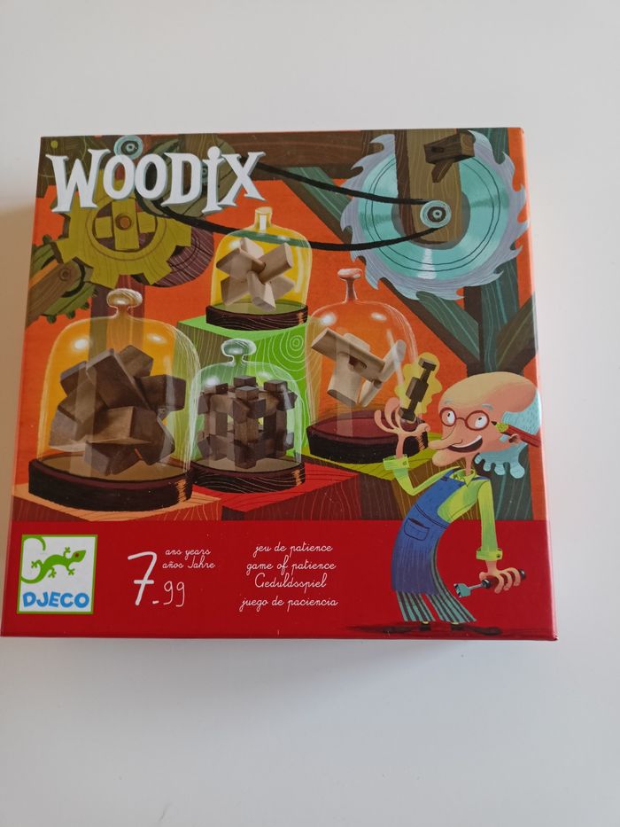 Woodix jeu de patience Djeco complet