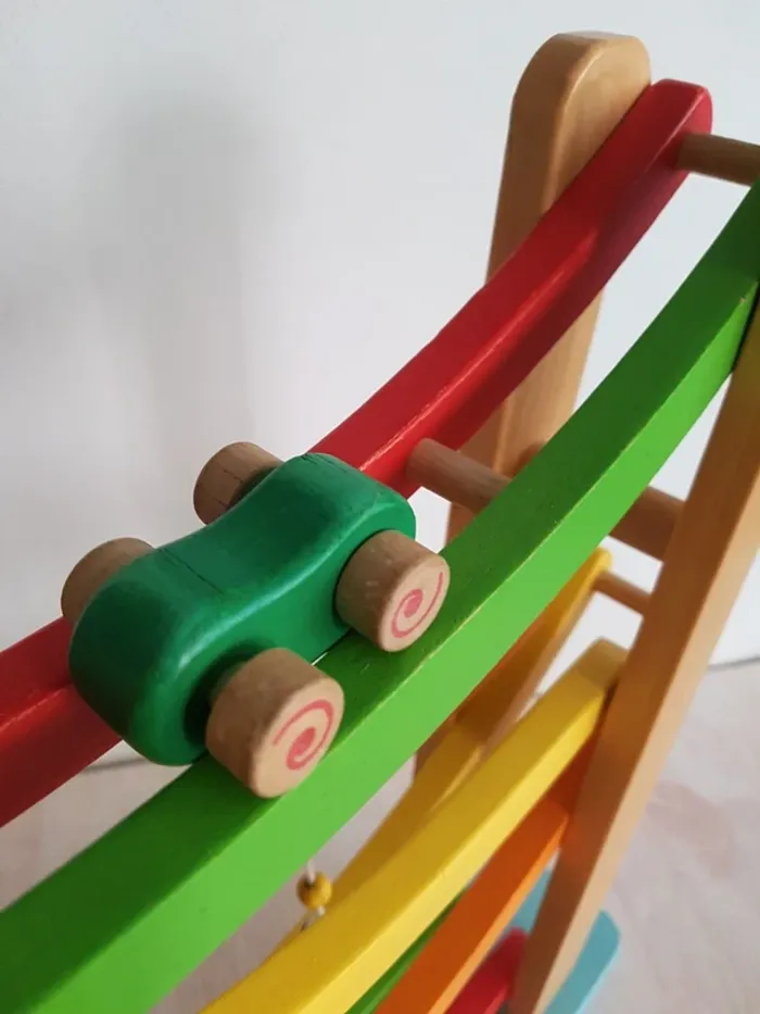 Toboggan cascade de voitures en bois Vilac - photo numéro 7