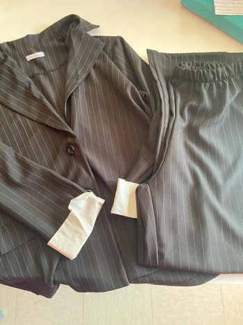 Ensemble blazer rayé