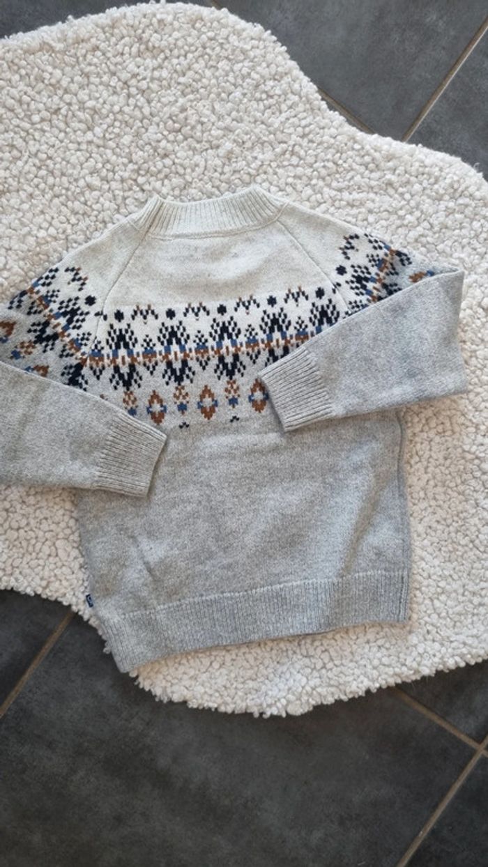 Pull okaidi 4 ans 104 cm neuf superbe - photo numéro 3