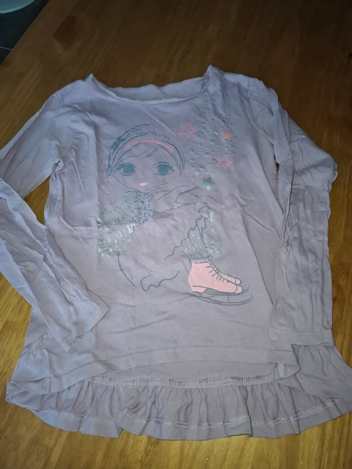 Tunique mauve 10 ans Gémo