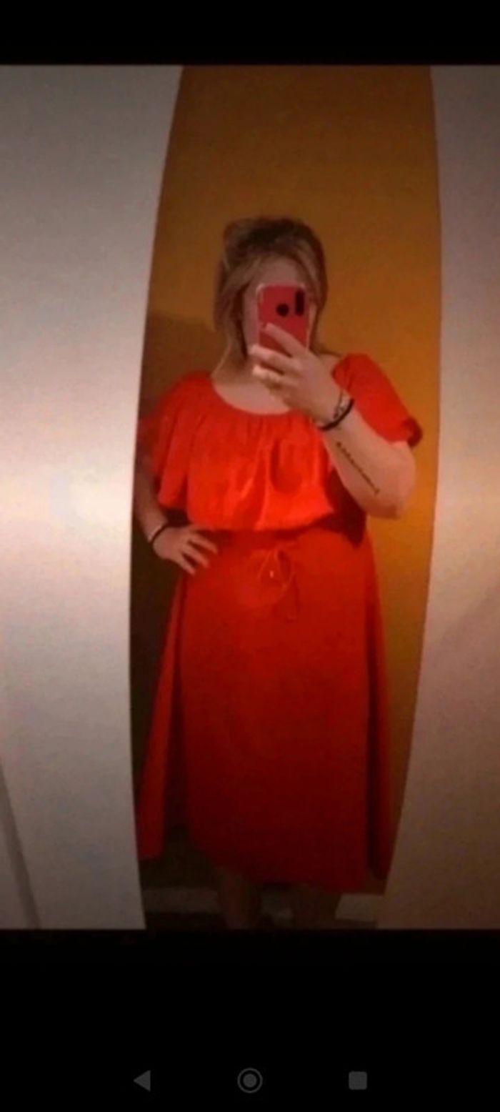 Robe rouge la redoute 44 - photo numéro 4