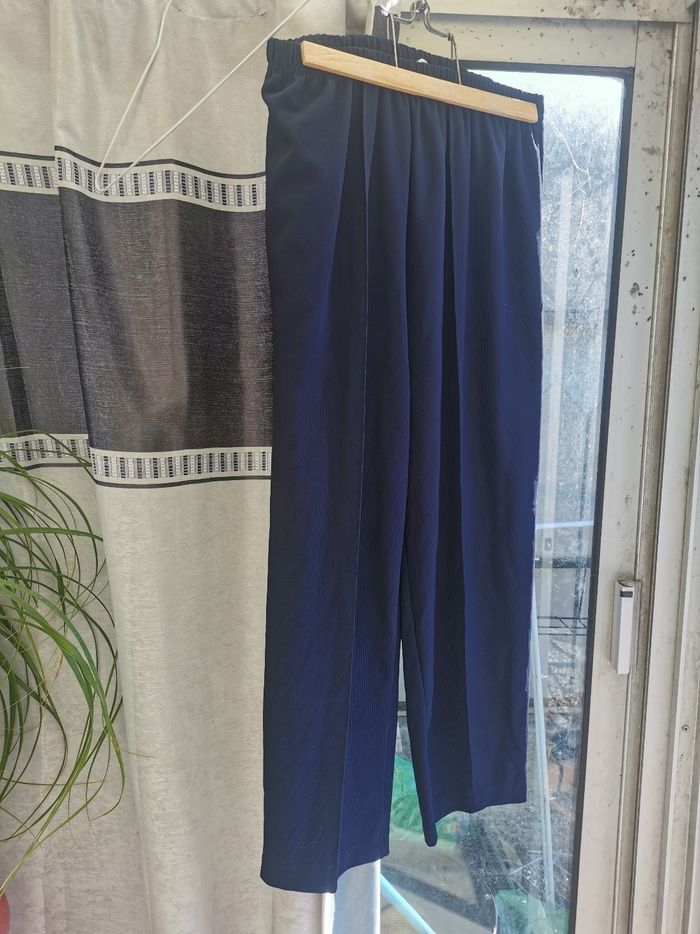 Beau pantalon Afibel taille élastique t 54/56