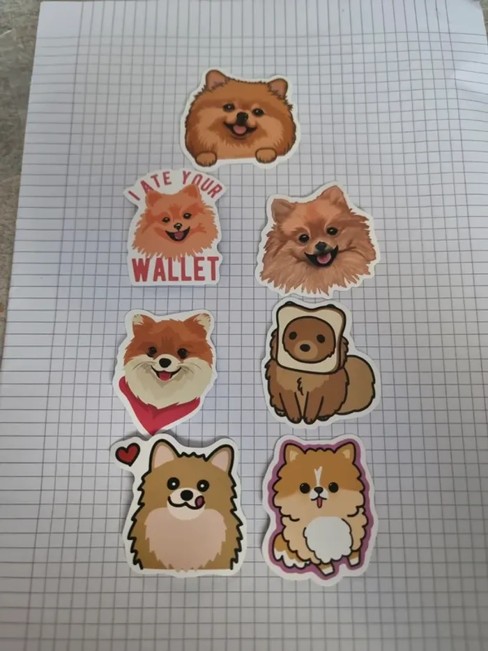 Stickers chien (lot A)