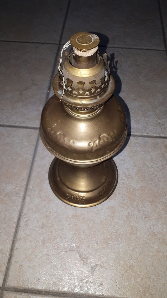Lampe en cuivre
