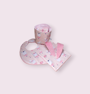 ensemble bébé en coton doublé d'éponge bambou, cadeau de naissance, kit naissance