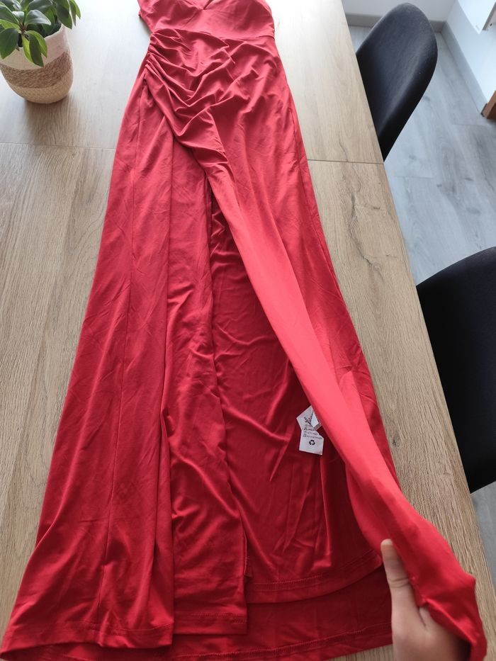 Robe échancrée rouge - photo numéro 3