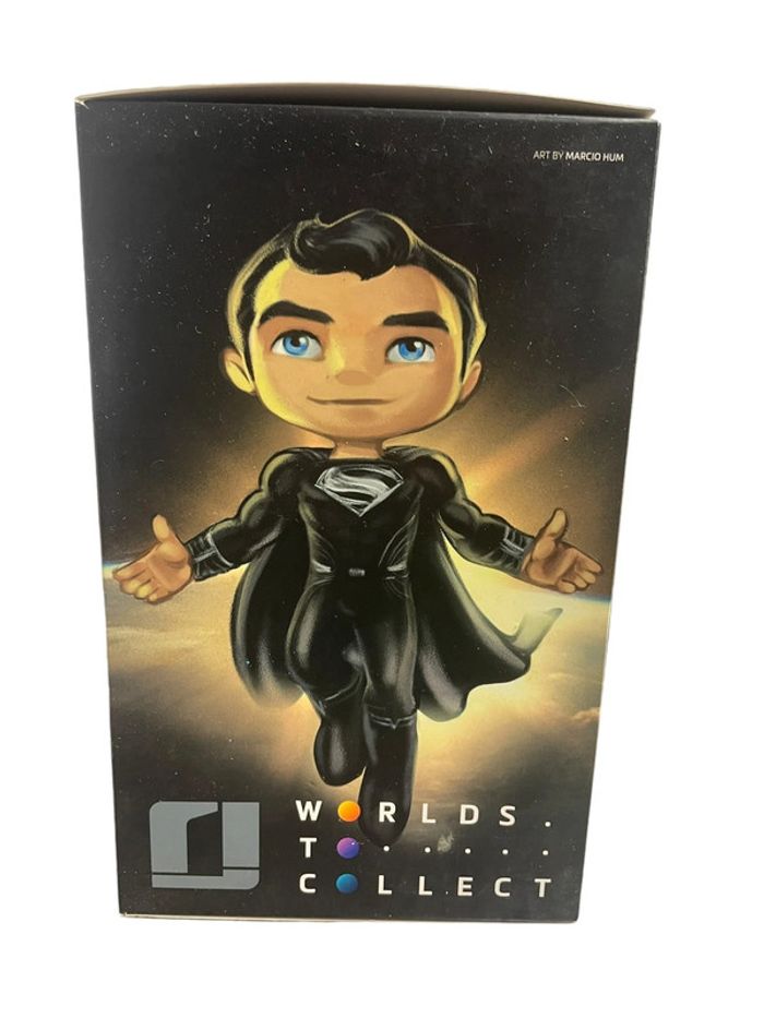 Figurine Justice League Superman Black Suit MiniCo Iron Studios neuf - photo numéro 2