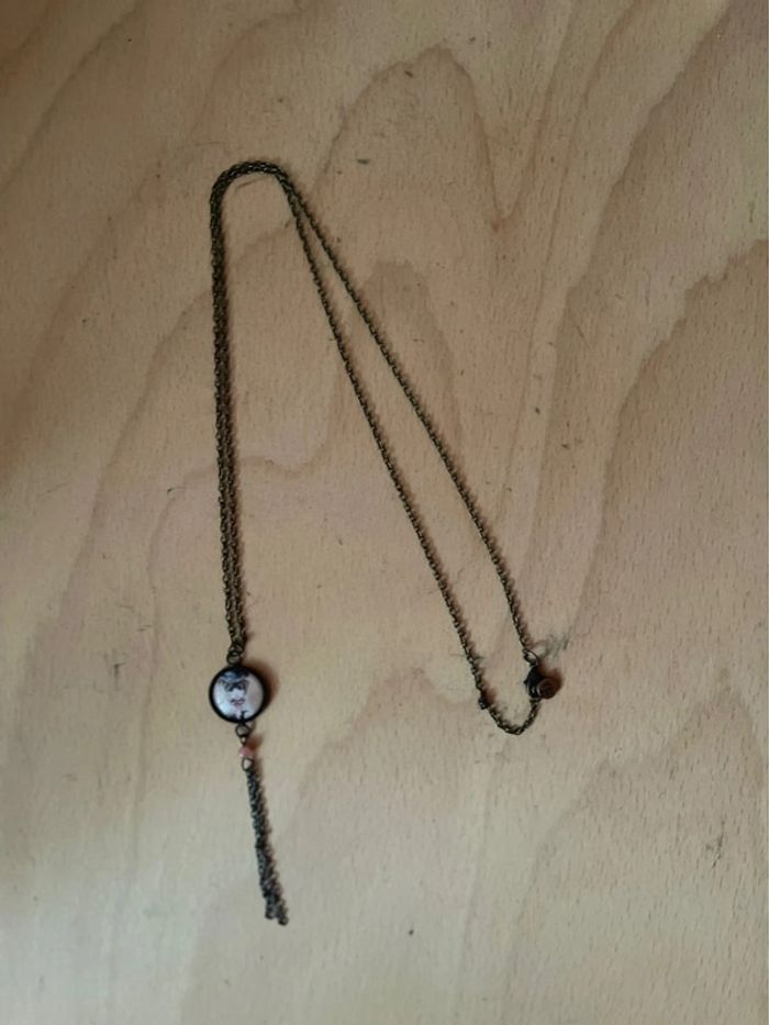 Collier sautoir chat - photo numéro 4