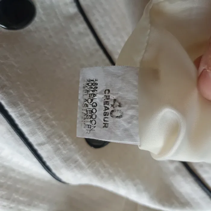 Robe crème et noire femme taille 40 - photo numéro 3