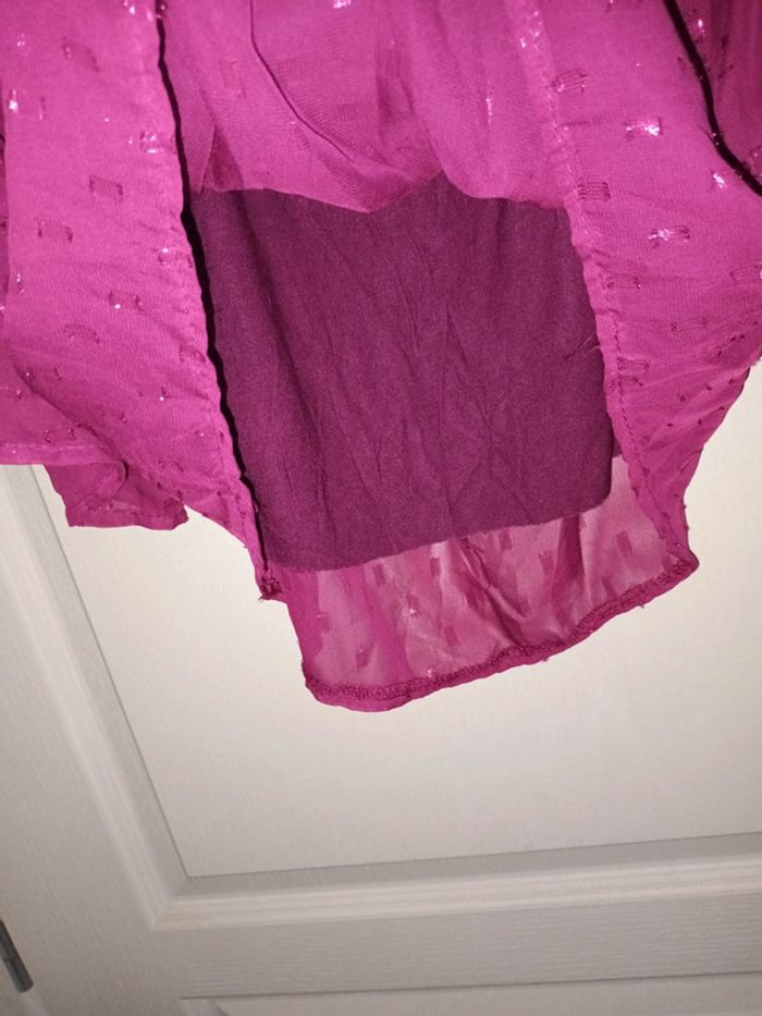 Blouse bohème violet - photo numéro 3