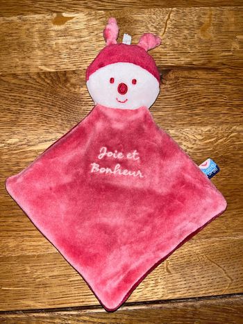 Doudou sucre d’orge coccinelle