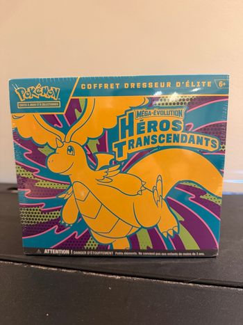 ETB Pokémon Héros Transcendants FR - Coffret Dresseur d'Élite scellé