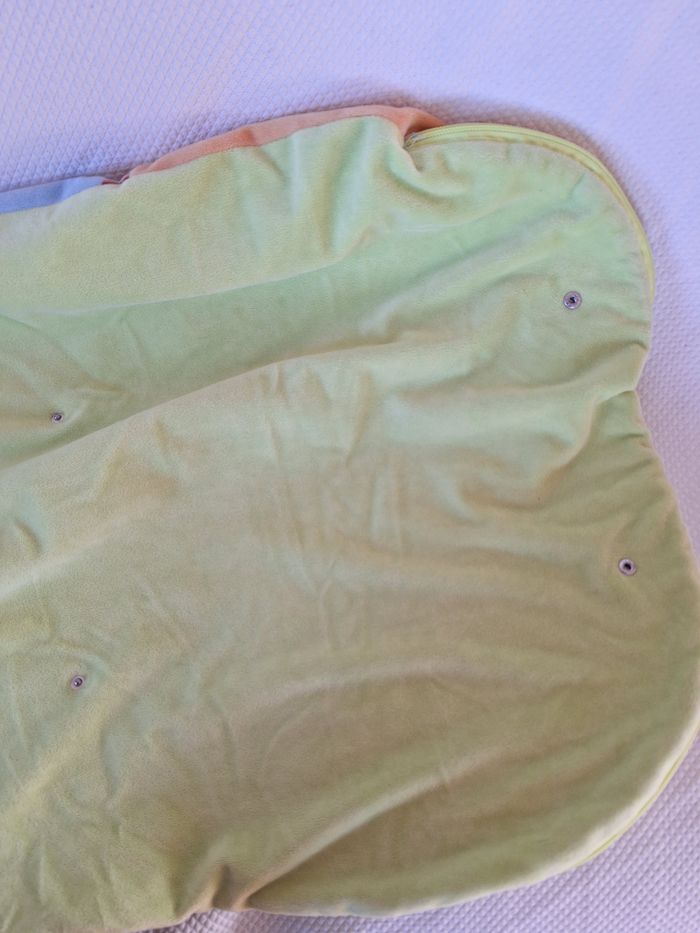 Turbulette/ gigotteuse bébé velours 12/24 Mois "mots d'enfants" très épaisse - photo numéro 3