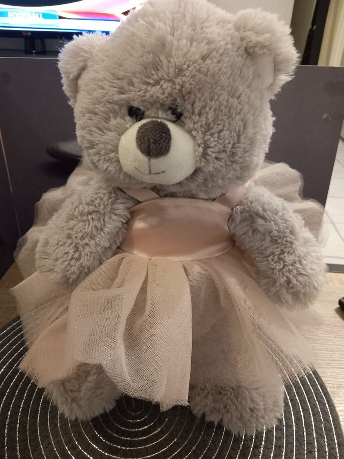 Peluche ours danseuse reppeto Paris Marionnaud 37cm