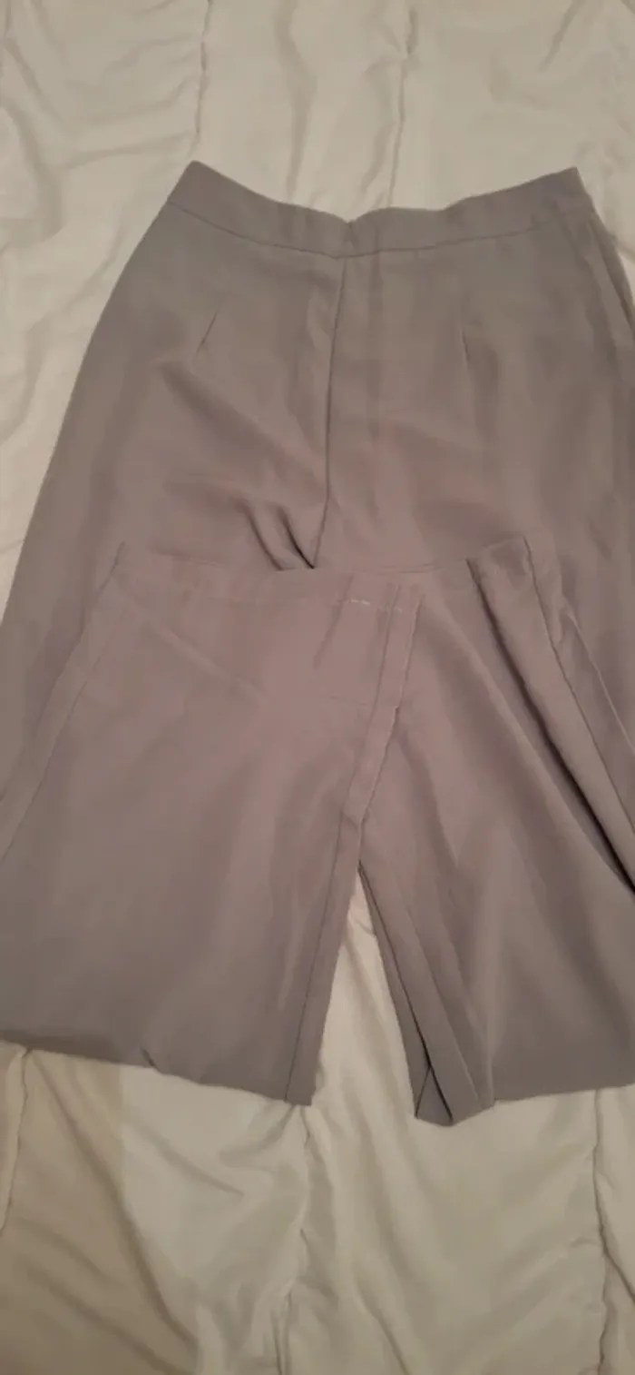 Pantalon fluide gris shein taille m - photo numéro 6