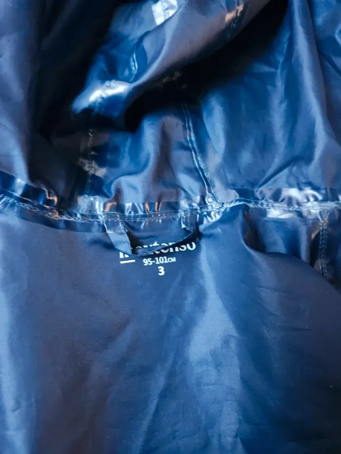 Coupe vent kway impermeable pluie garçon marine in extenso 3 ans - photo numéro 4