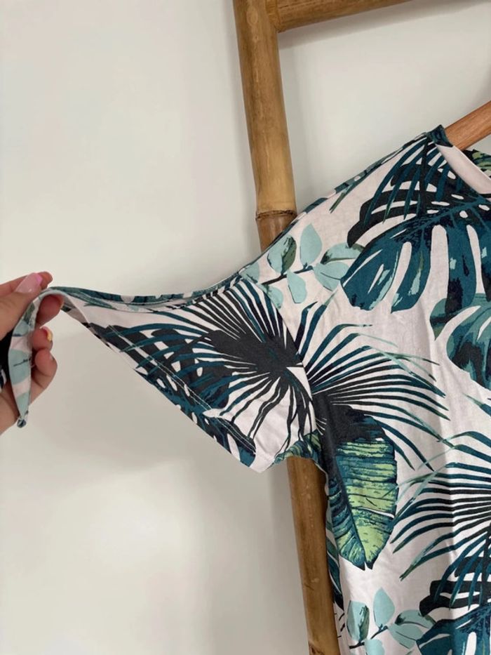 T shirt imprimé feuilles - EDC taille S - photo numéro 4