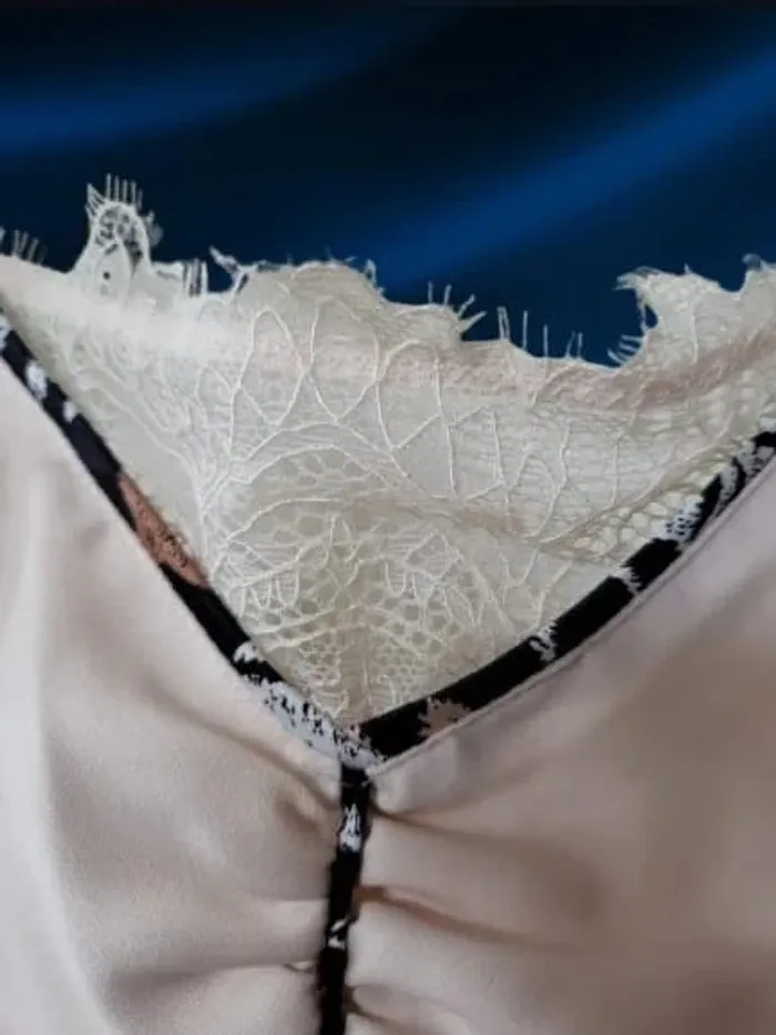 Nuisette neuve en satin marque Darjeeling Taille 38 - photo numรฉro 4