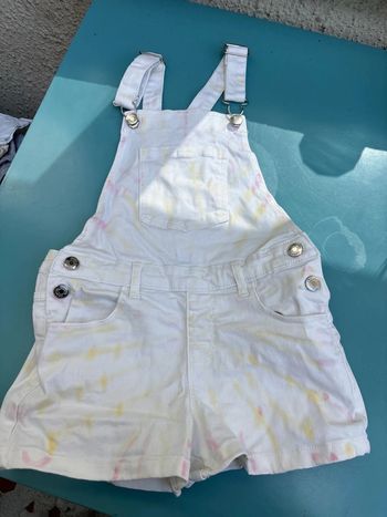 Salopette en jeans 7-8 ans