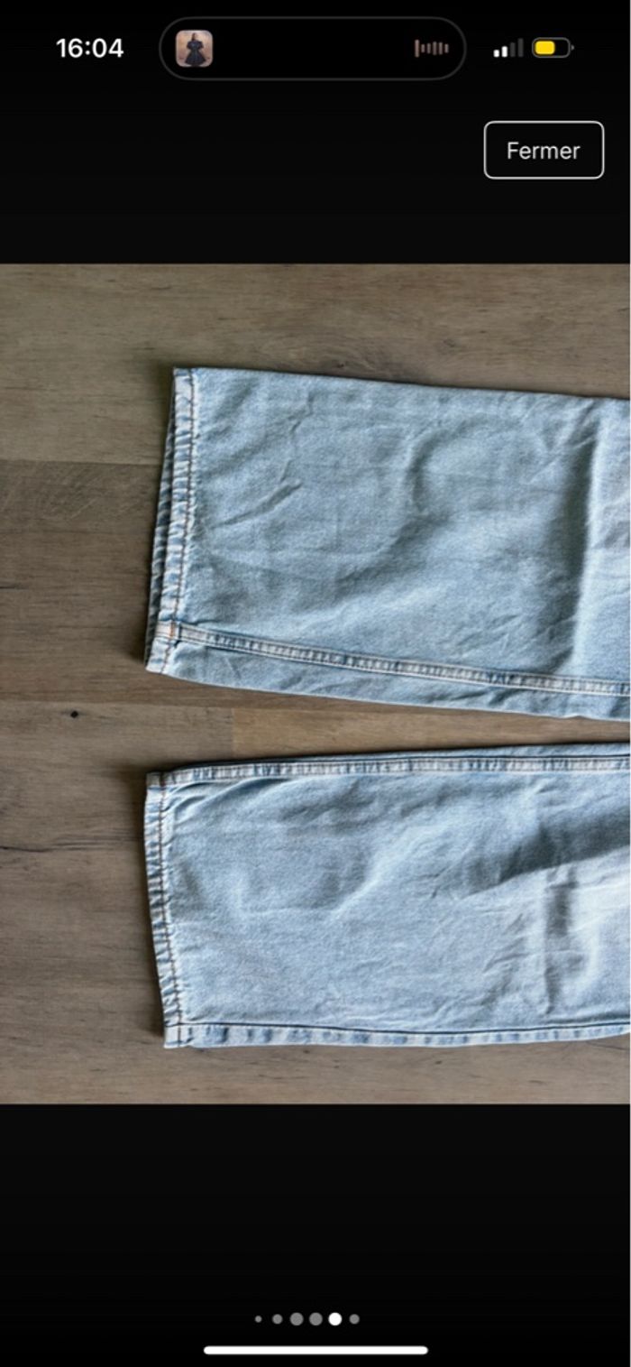 jeans large bleu femme - photo numéro 5