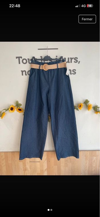 Pallazo effet jean 