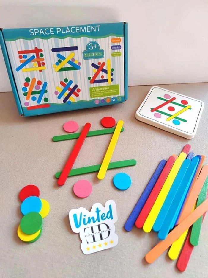 Jeu de placement en bois - photo numéro 2