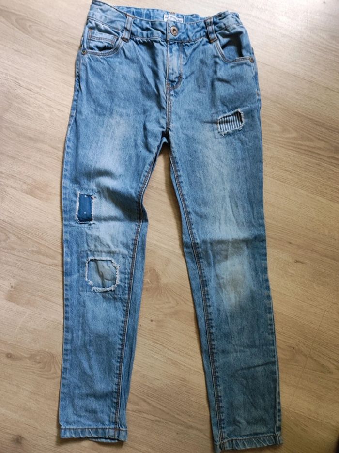 Lot 2 jeans 9 ans - photo numéro 3