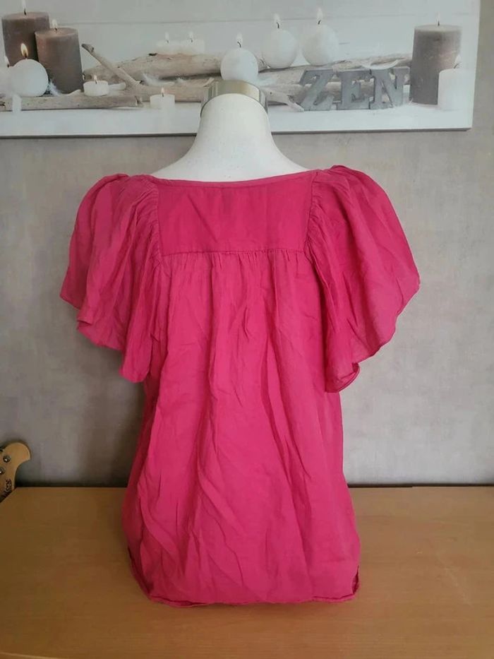 Magnifique blouse brodée Naf Naf - photo numéro 3