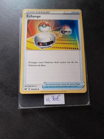 Carte Pokémon Echange 183/202